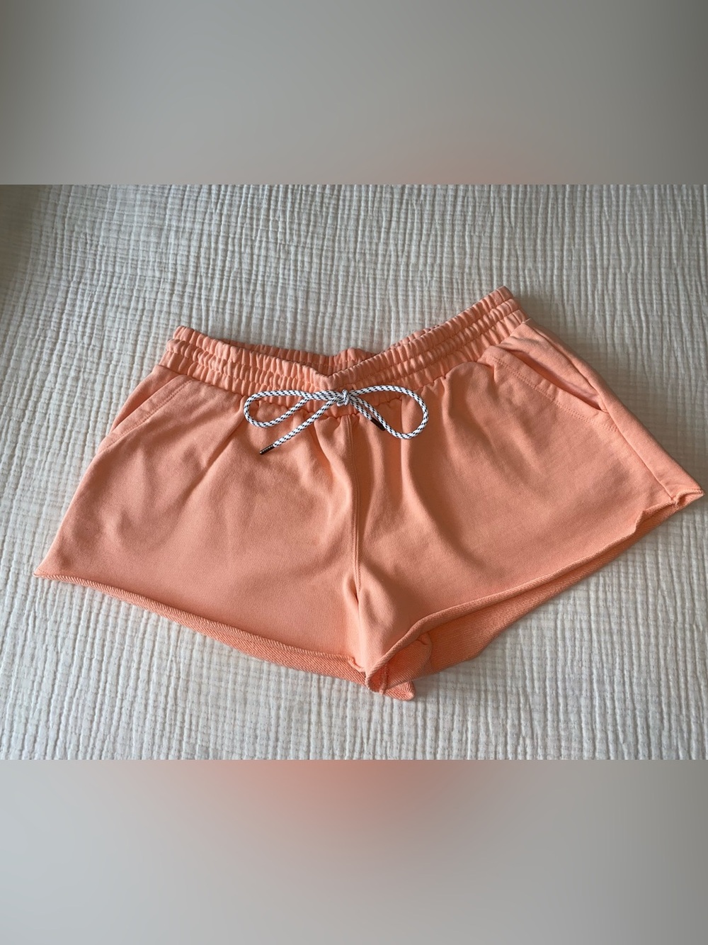 PARKE x Target Peach Sweat Shorts Drawstring Pockets Women’s Large
